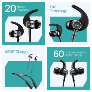 boAt Bluetooth Neckband Active Black
