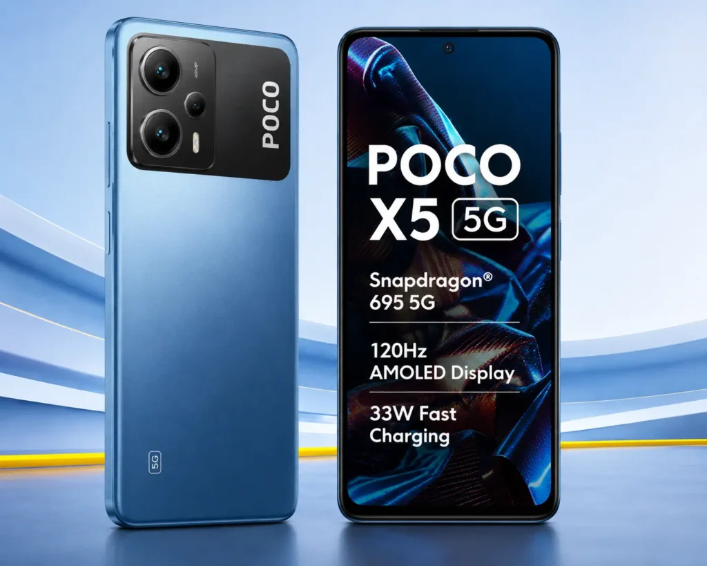 Poco X5 5G best Top 5 Best Phones Under ₹20000 in India phone under 20000 in India with 120Hz display and 5000mAh battery top-5-best-phones-under-20000-india-2026