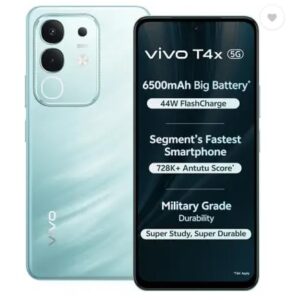 Vivo T4x 5G Smartphone with Large Battery and Fast Performance