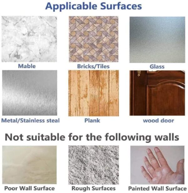 Misamo Enterprise PVC Wall Hooks, Pack of 15, Transparent