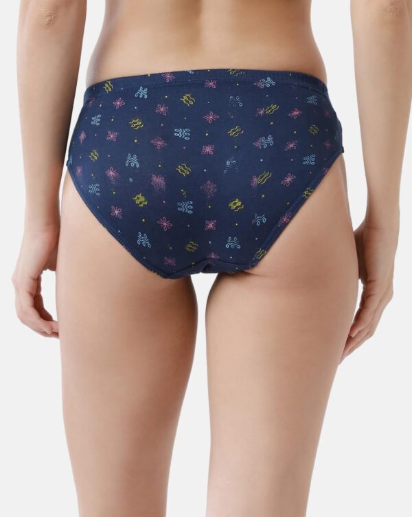 Rupa Jon Ashwarya Printed Panties for Women, 100% Cotton Fabric, Anti-Bacterial, Pack of 5