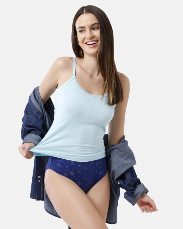 Rupa Jon Ashwarya Printed Panties for Women, 100% Cotton Fabric, Anti-Bacterial, Pack of 5