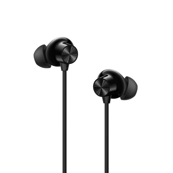 OnePlus Bullets Wireless Z2 ANC Bluetooth in Ear Earphones with Mic, 45dB Hybrid ANC, Bombastic Bass - 12.4 mm Drivers, 10 Mins Charge - 20 Hrs Music, 28 Hrs Battery (Booming Black)