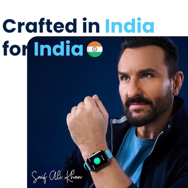 GOBOULT Drift+ Smart Watch 1.85''HD Screen, Bluetooth Calling, IP67, 500 Nits Brightness,150+ Watchfaces, AI Voice Assistant, SpO2 Monitoring, 100+ Sports Mode Smartwatch (Snow Leather)