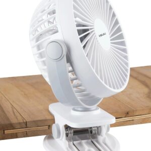 Bajaj Pygmy Mini Fan White – Portable USB Rechargeable Fan