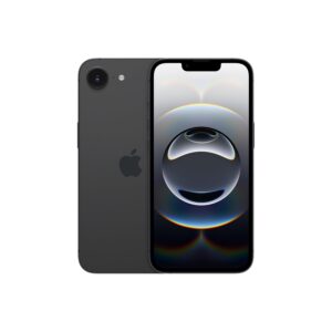 iPhone 16e 128GB Black Front Display