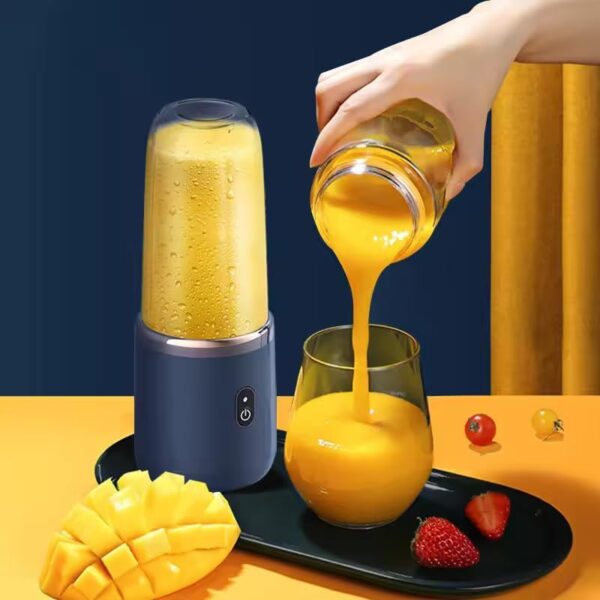 6 Blade Best Portable Blender USB Rechargeable Juicer