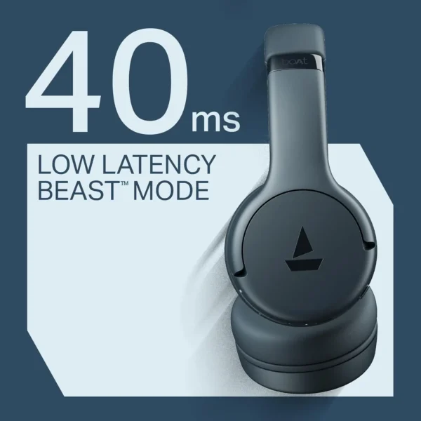 boAt Rockerz 411 Bluetooth Headphones Bold Blue India