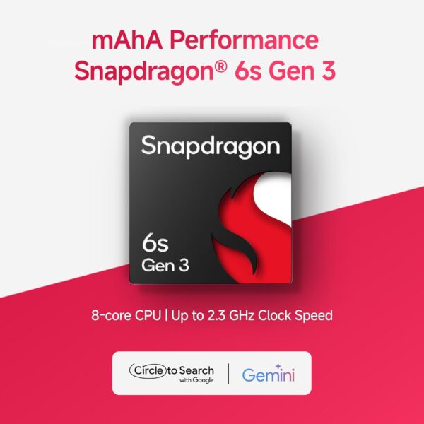 Redmi 15 5G Midnight Black 6GB + 128GB | Segment's Largest 7000mAhA Battery | Segment's Largest Display 17.53cm(6.9) Up to 144Hz | Snapdragon 6s Gen 3 | 18W Reverse Charging | 50MP AI Dual Camera