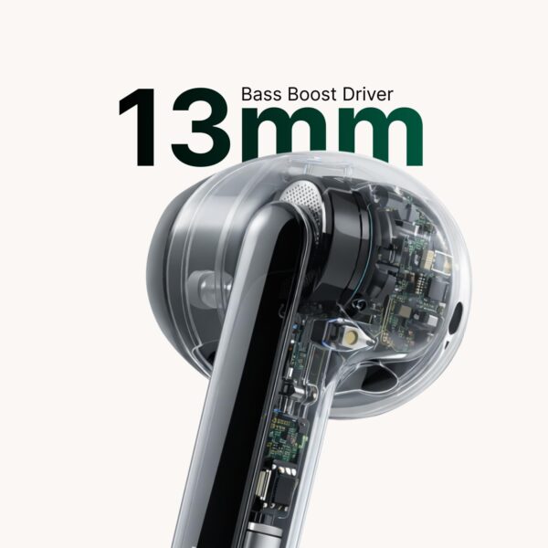 Noise Buds Mini Truly Wireless Earbuds (2026) | Half in-Ear Design | 40H Playtime | Quad Mic ENC for Clear Calls | 13mm Driver | Low Latency Gaming Mode | BT v5.3 | IPX4 Sweat Resistant - Jet Black