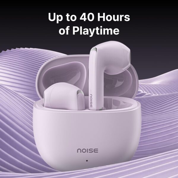 Noise Buds Mini Truly Wireless Earbuds (2026) | Half in-Ear Design | 40H Playtime | Quad Mic ENC for Clear Calls | 13mm Driver | Low Latency Gaming Mode | BT v5.3 | IPX4 Sweat Resistant - Jet Black