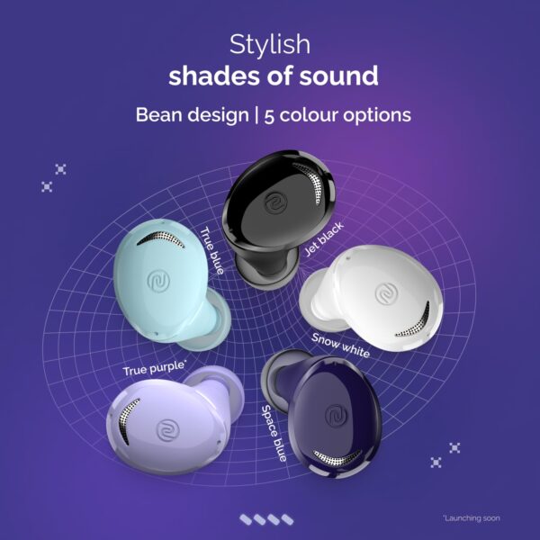 Noise Buds Trance in-Ear Truly Wireless Earbuds with 45H of Playtime, Low Latency(up to 40 ms), Instacharge(10 min=200 min), BT v5.3(Jet Black)