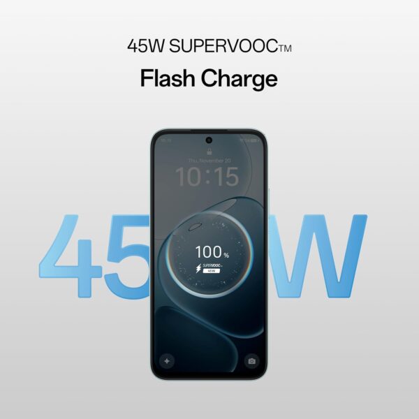 Oppo A6X 5G (Ice Blue, 4GB RAM, 64GB Storage) with No Cost EMI/Additional Exchange Offers