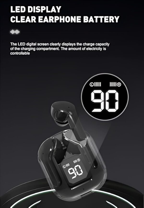 Bluetooth 5.3 Wireless Earbuds with LED Display