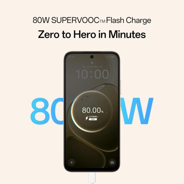 Oppo A6 Pro 5G (Brown, 8GB RAM, 256GB Storage) with No Cost EMI/Additional Exchange Offers
