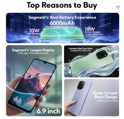 Poco C85 5G Mystic Purple 6GB RAM 128GB ROM