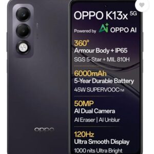 OPPO K13x 5G Midnight Violet 128GB Smartphone