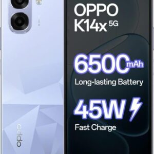 OPPO K14x 5G Smartphone Ice Blue