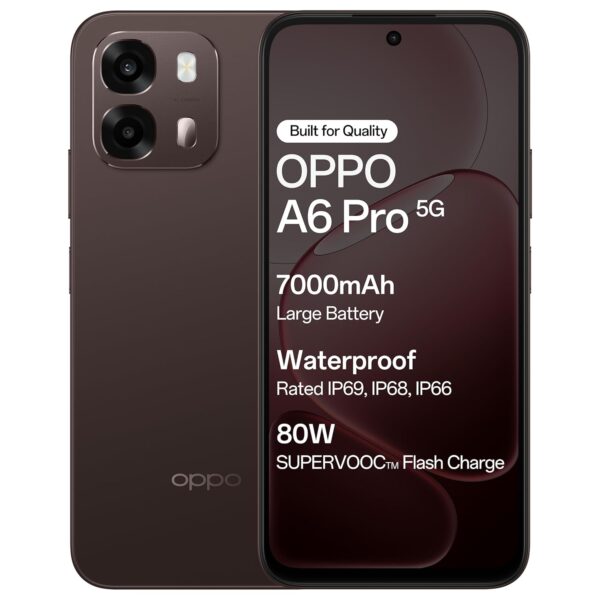OPPO A6 Pro 5G Smartphone Brown Color