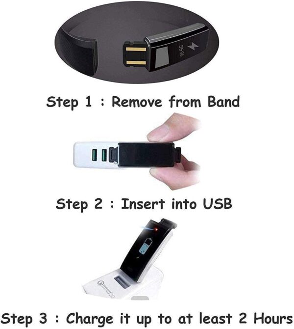 Bluetooth smart fitness watch with heart rate monitor