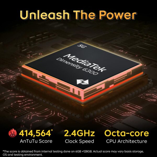 iQOO Z9 Lite 5G (Aqua Flow, 6GB RAM, 128GB Storage) | Dimensity 6300 5G | 50MP Sony AI Camera | Charger in The Box