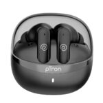 pTron Bassbuds Indie TWS Earbuds Jet Black