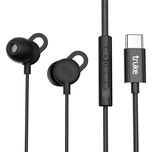 truke Bass S2 Sleeping Earphone with soft silicone earbuds