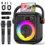 JYX Karaoke Machine with 2 Wireless Mics