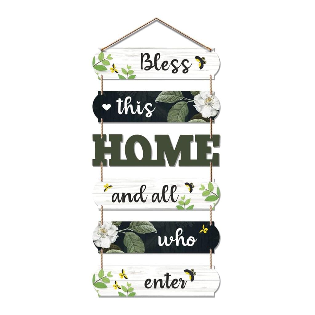 artvibes wall art mdf wooden wall hanging home quotes decor