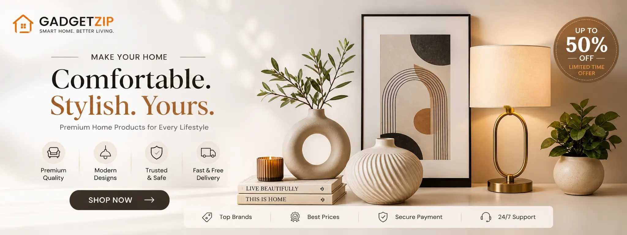 Smart tech gadgets like wireless earbuds smartwatch and bluetooth speaker for modern lifestyle